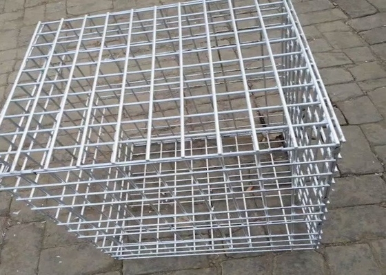 Geschweißte Gabionenplatte mit PVC-Beschichtung für robuste Gabionen-Stützmauern