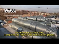 Gabionschachteln Steinkörbe Heißgewürfeltes Zink-Metalldrahtnetz zum Schutz von Flüssen