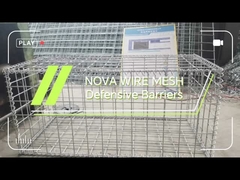 Militärisch hochwertige galvanisierte geschweißte Gitterhalterwände für die Umgebungssicherheit