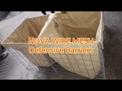 Militärisch hochwertige galvanisierte geschweißte Gitterhalterwände für die Umgebungssicherheit