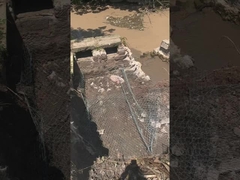 Mehrschichtgewebtes Gabion - Verbundwerkstoff (Stahl + Geotextil) für höhere Stabilität