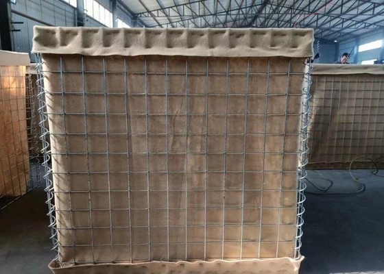 Sicherung und Landschaftsgestaltung leicht geschweißte Gabion Box itärische Verteidigungsbarrieren 76,2 X 76,2 mm 4,0 mm