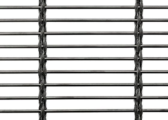 Architekturwand-Kabel-dekorative Maschendraht-gewebte Platten SS 304