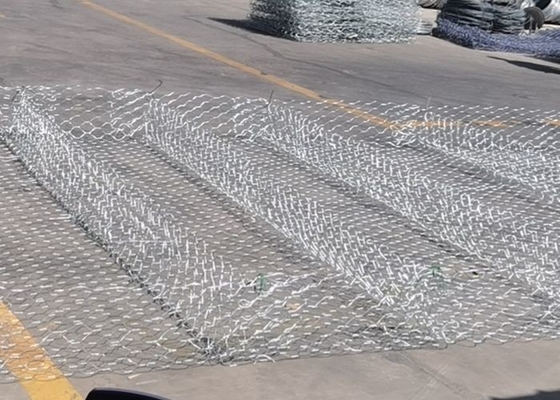 Felsen EN10223  Gabion Mattress ASTM975 Landschaftssperrt das schwere beschichtete Zink ein