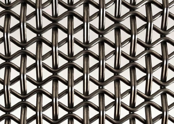 Antike quetschverbunden Messing-4m x 30m dekorative Draht-Mesh For Buildings Facades And-Wände