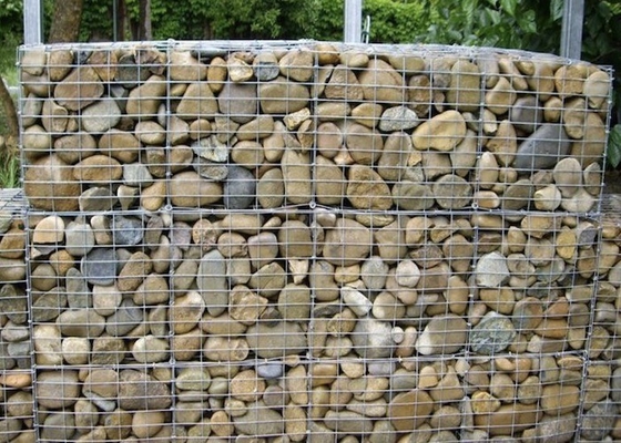 3x1x1m 60x80mm Stützmauer Gabions-Korb-langlebiges Gut