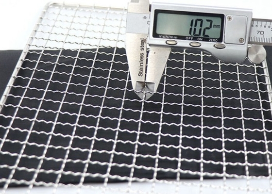 Edelstahl-Grill-Grill Mesh Rectangular des Leichtgewichtler-304