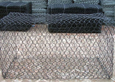 Sechseckiges PVC überzogenes Gabion 2,0 - 5,0 limeter-Drahtdurchmesser ISO9001 genehmigt