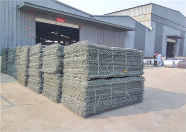 Ökofreundliche Verzinkte Draht Gabion Korb PVC beschichtet Einfache Bauweise Hochwasserkontrolle Gaibon Korbe