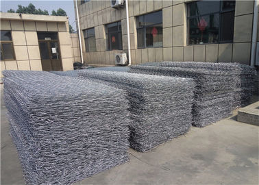 Heißes Bad galvanisierte Gabions-Körbe, hochfester Hochwasserschutz-Damm