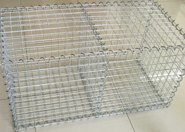 Körbe Hochwasserschutz Galfan Gabion/Silber-Garten Gabions-Korb-Zaun