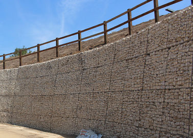 Gesponnene oder geschweißte Art galvanisierter Gabions-Stein-Korb für Stützmauer