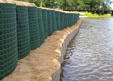 Langlebig geschweißte itärische Verteidigungsbarrieren / Gabion Mesh Box zur Überschwemmungskontrolle