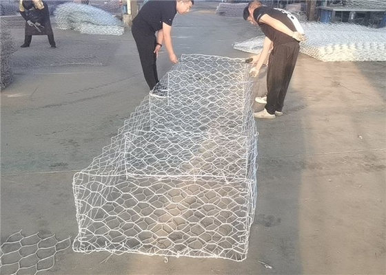 6*8, Stein gefüllter 8*10,10*12 Metalldraht Gabion sperren für Boden-oder Riverbank-Abnutzungs-Schutz ein