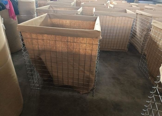 Sicherung und Landschaftsgestaltung leicht geschweißte Gabion Box itärische Verteidigungsbarrieren 76,2 X 76,2 mm 4,0 mm