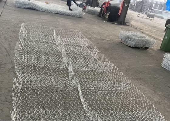 Schweres heißes Bad  Gabion Stone Wall galvanisierte Wasserbauarbeiten-Gebrauch