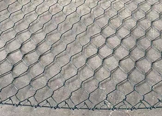 Silberner galvanisierter Gabions-Draht Mesh For Retaining Wall System 80mmx100mm