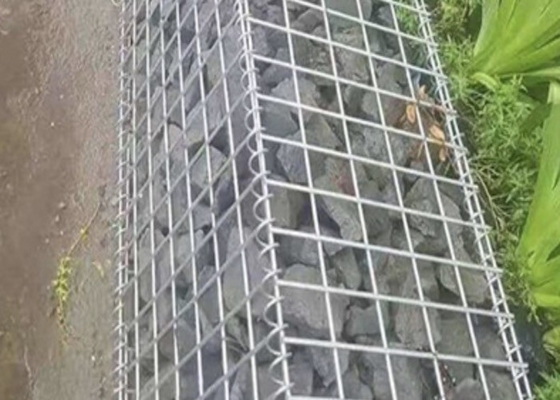 PVC-beschichtete galvanisierte geschweißte Mesh-Gabions für Stützwände