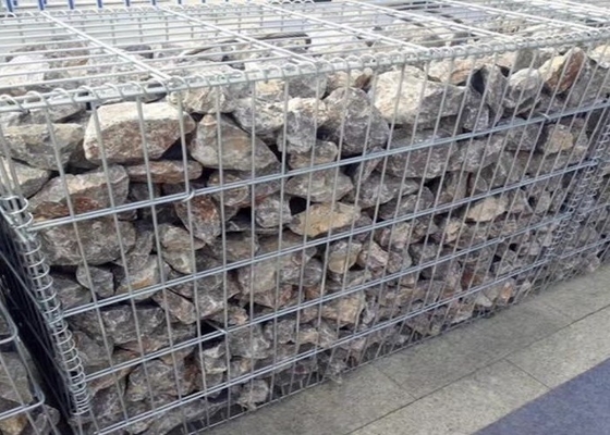 3x1x1m 60x80mm Stützmauer Gabions-Korb-langlebiges Gut