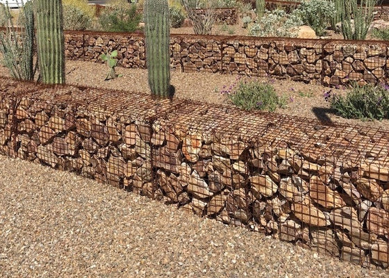 Galvanisierten freundliche Stützmauer Eco Gabions-Körbe Stahldraht-geschweißte Platten