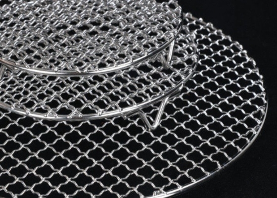 Leichter Edelstahl Grill-Grill-Mesh High Heat Resistance Rounds 304