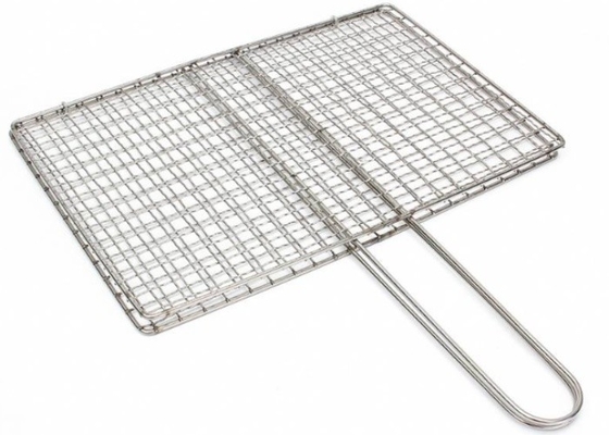 Leichter Edelstahl Grill-Grill-Mesh High Heat Resistance Rounds 304