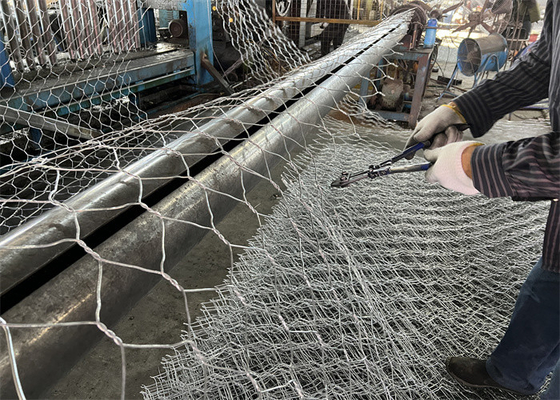 80mm*100mm Mental 4mm Gabion Baskets Lösungen Mesh Öffnung BV Zertifizierung