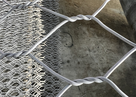 Galvanisierte hexagonale Gabion-Körbe zum Schutz von Flussläufen und Dämmen