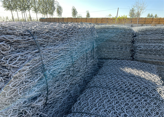 80mm*100mm Mental 4mm Gabion Baskets Lösungen Mesh Öffnung BV Zertifizierung