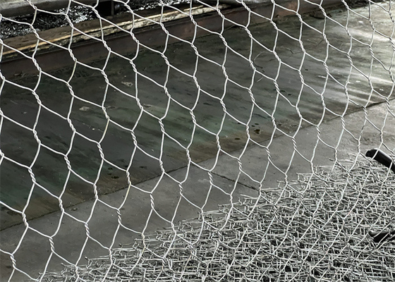 Verzinkte Metalldraht-Gabionmatratze mit Zinkbeschichtung von 220-240 g/m2