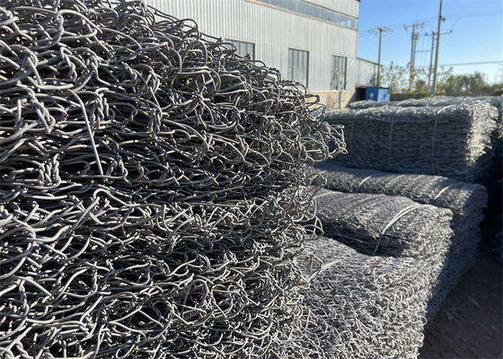 Verzinkte Metalldraht-Gabionmatratze mit Zinkbeschichtung von 220-240 g/m2