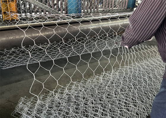 Hexagonale Mesh Metall Gabion Korbe 1mx1mx1m