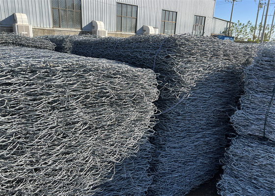 Hexagonale Mesh Metall Gabion Korbe 1mx1mx1m