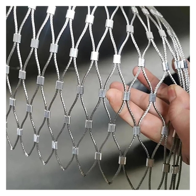 flexibles Kabel Mesh Netting For Stair Railing des Edelstahl-7x19
