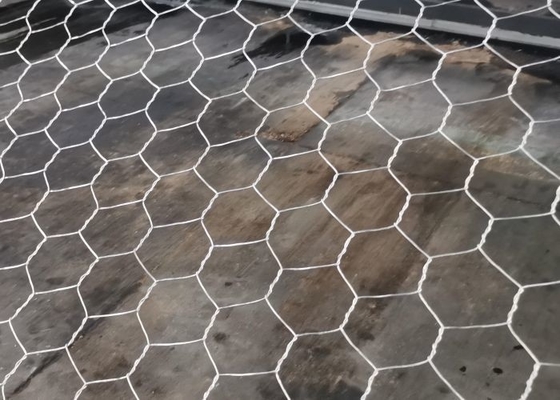 1m*1m*2m Hohe Zugfestigkeit PVC Polymer beschichtet Gabion Wire Mesh Rock Cage