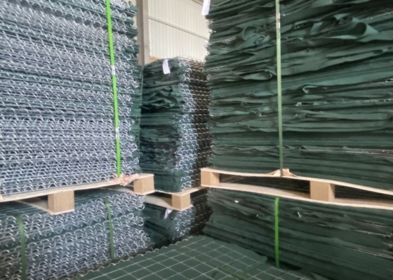 5.0mm Mesh Wire Panel itärische Barriere mit Geotextilgewebe Gewicht 300g/m2