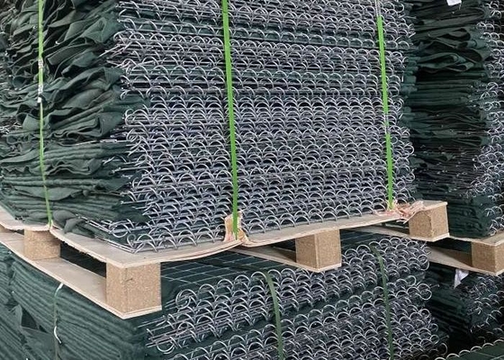 Schwere itärische Sandbarrieren mit 4,0 mm Galfan-beschichteten Finaleinschlusspins