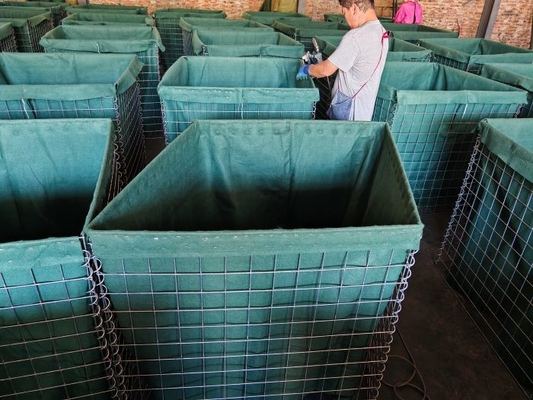 Durchschnittsgröße 75x75mm Drahtplatte itärbarriere für schweres Gewebe Polypropylen