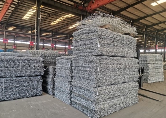 Schwerlastwerkzeug Hexagonal Metalldraht Gabion Wände Korrosionsbeständigkeit Zinkbeschichtung 240g/m2
