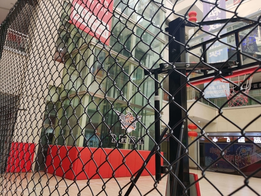 3.0mm Galvanisierter Kettenverbindungszaun für Handelssicherheit Basketballplatz