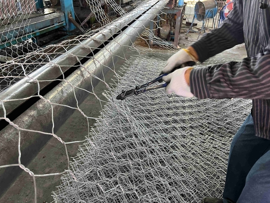 2*1*0,5m 2*1*1m 3*1*1m Galfan-Gabion-Körbe Gewebe