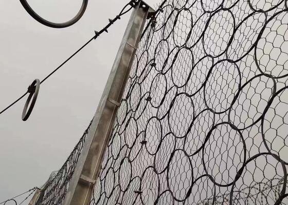 Rope Mesh für den Schutz von Felsstürzen Zoo Innovative Ring Mesh Lösung für Projekte zur Bekämpfung von Felsstürzen und zur Stabilisierung des Geländes