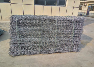 80mmx100mm Mesh Größe PVC beschichtet heiß getaucht galvanisierte Gabion Käfige für robuste Bau