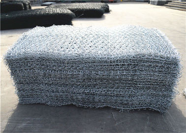 2x1x0,5m Galvanisierter Stahl Hexagonal Draht Gabion Mesh 100x120mm 230g/m2