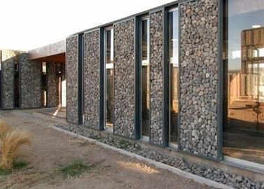 Heiße eingetauchte quadratisches Loch-Form geschweißte Masche Gabions für Architekturumhüllung