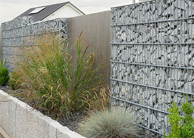 Heiße eingetauchte quadratisches Loch-Form geschweißte Masche Gabions für Architekturumhüllung