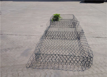 Doppeltes PET Körbe Membran-PVCs überzogenes Gabion überzogene Gabions-Matratze