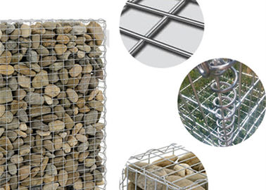 Stabile galvanisierte Gabions-Körbe 2,0 - 4,0 limeter-Drahtdurchmesser für Eigenschafts-Wände