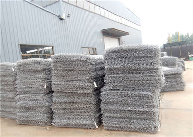 Praktische Metall-Gabions-Körbe, verzinken überzogener Draht-Kasten-Stützmauern