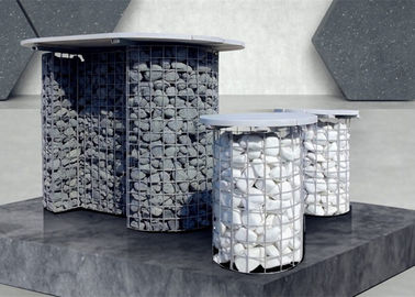 Furnier-Blätter und Steinwand-hochfeste lange Nutzungsdauer Umhüllung Gabion